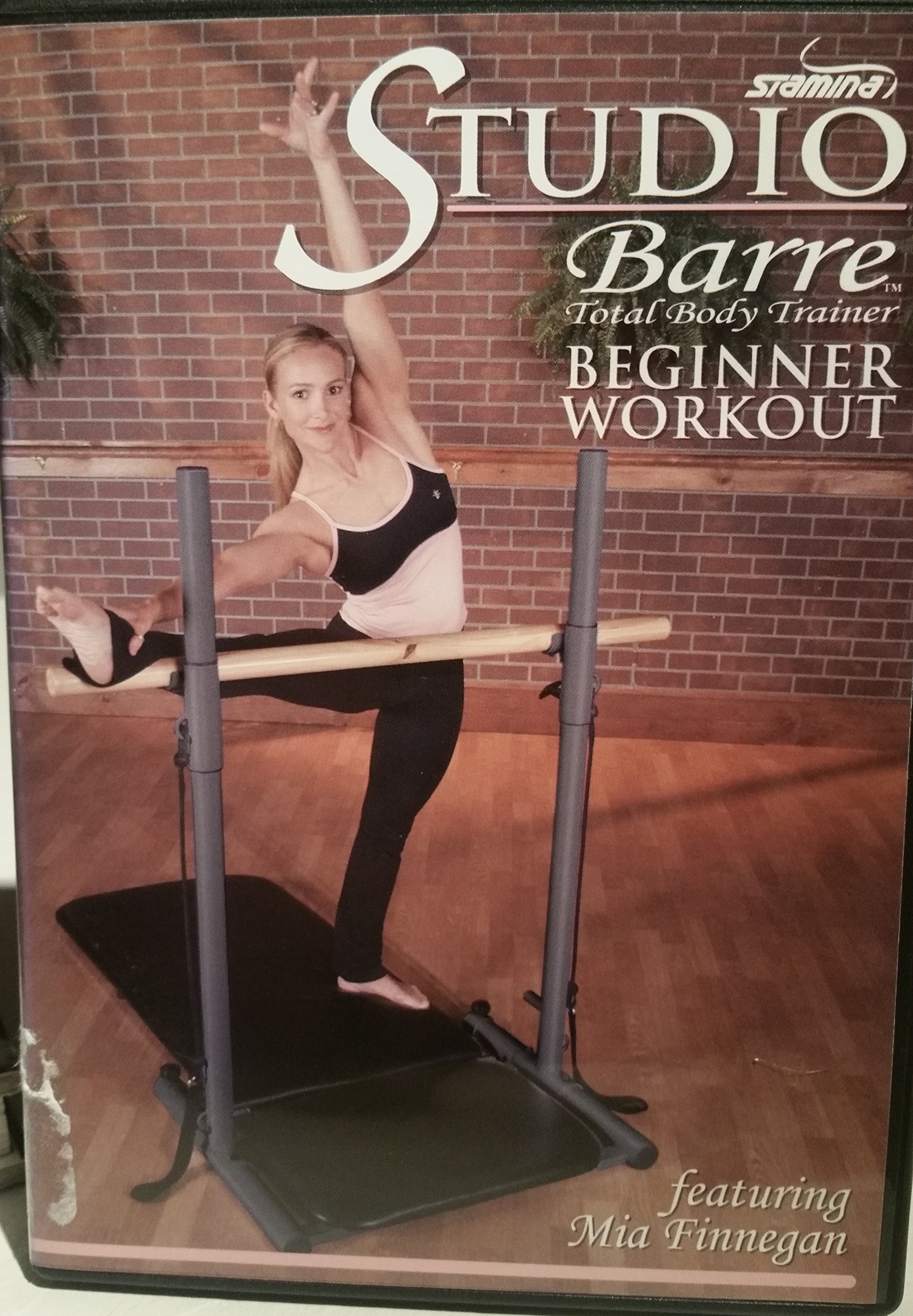 Stamina Studio Barre Total Body Trainer - Beginner Workout Equipment for Home Fitness, Strength Training & Toning | Perfect for Yoga, Pilates & Dance Conditioning