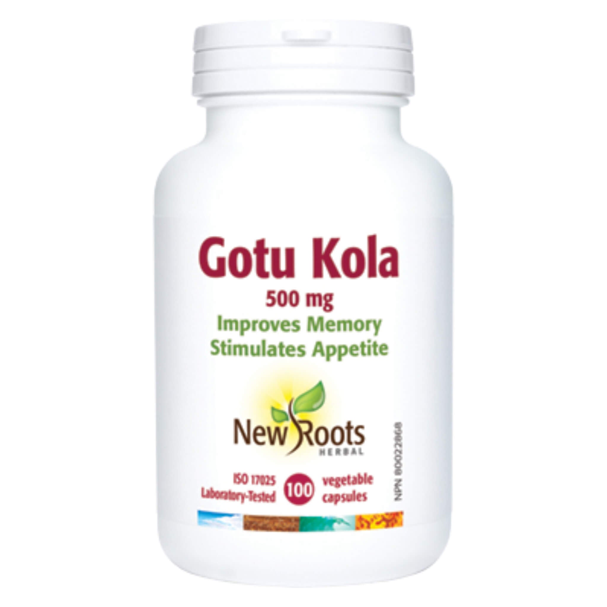 Gotu Kola 500mg 100 Capsules - Herbal Supplement for Memory, Focus & Skin Health - Supports Brain Function & Relaxation - Perfect for Stress Relief & Daily Wellness