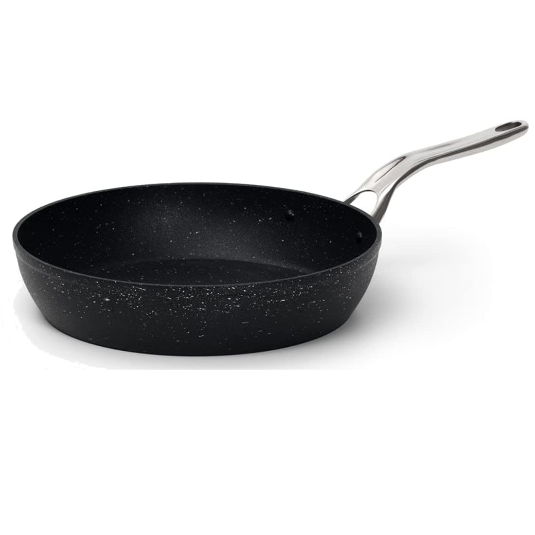 The Rock by Starfrit 10-Inch Nonstick Frying Pan - Black Granite Coating, Oven Safe to 500°F - Perfect for Searing, Sauteing & Everyday Cooking