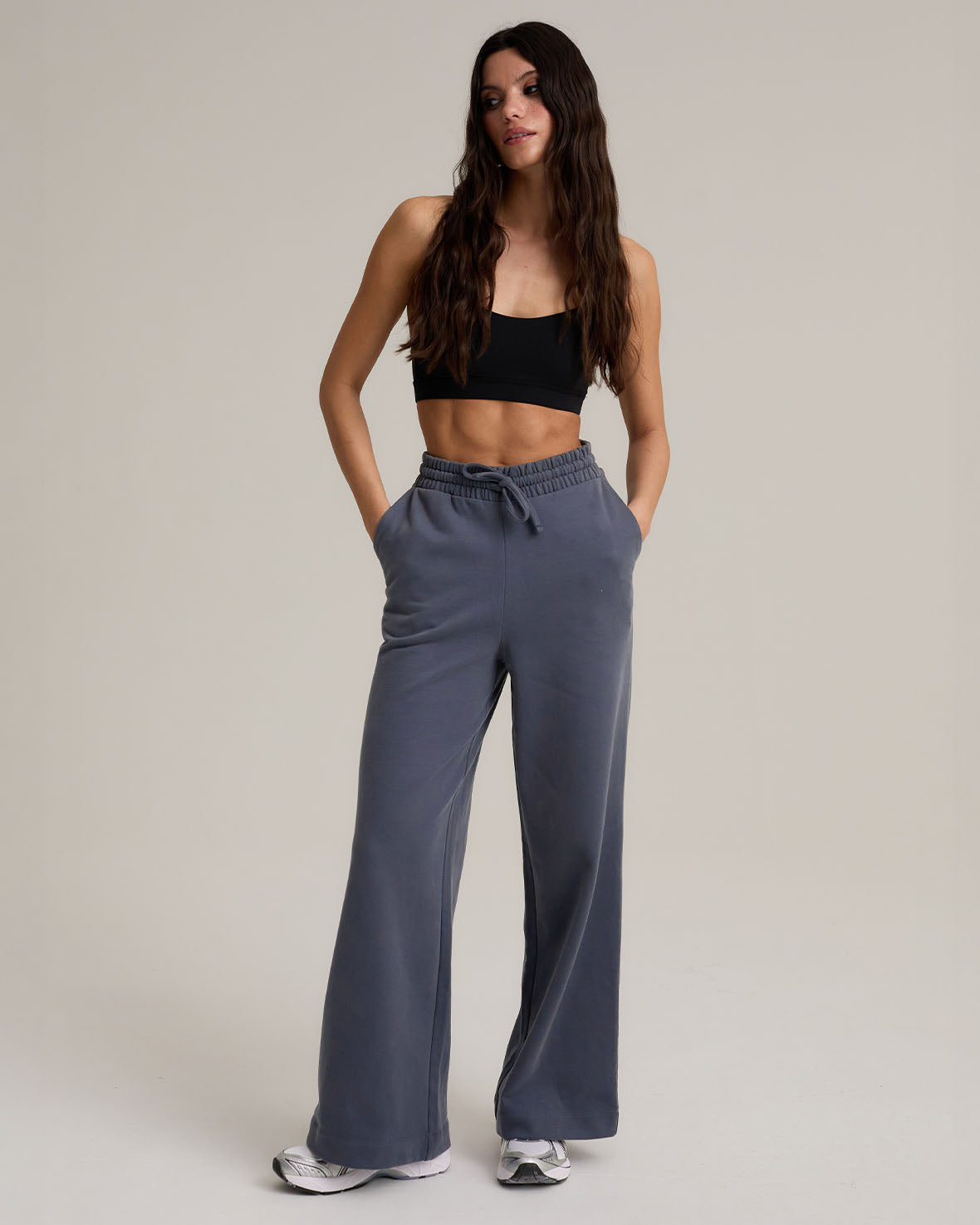Organic Cotton Joggers for Women & Men - Soft Comfortable Lounge Pants - Charcoal Gray - Perfect for Yoga, Running, Travel & Home Relaxation