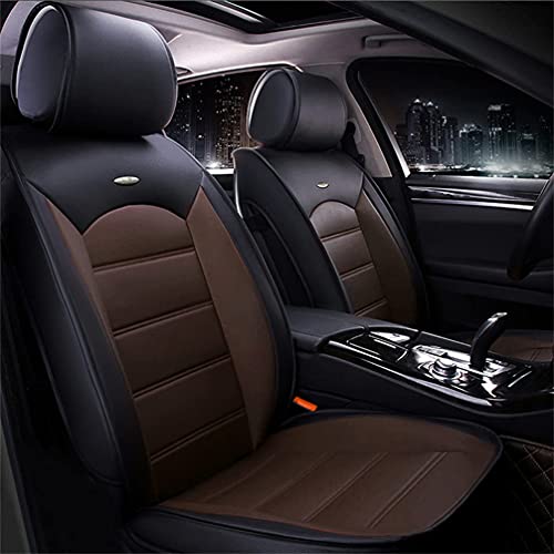 Shunan Luxury PU Leather Front & Rear Seat Covers for Dodge Nitro - Breathable, Wear-Resistant Black & Coffee Car Seat Protectors for Comfort & Style | Perfect for Daily Commutes, Road Trips & Family Adventures