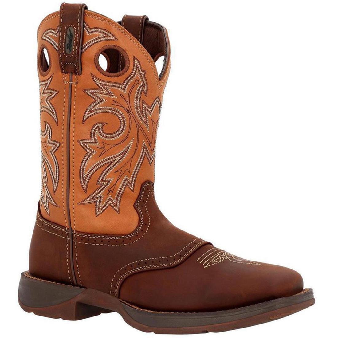 Rebel Steel Toe Waterproof Western Boots for Men - Durable Work & Outdoor Safety Shoes - Perfect for Construction, Hiking, and Ranch Work