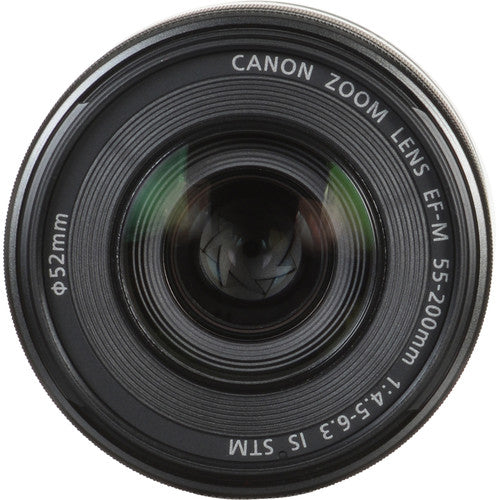 Canon EF-M 55-200mm f/4.5-6.3 IS STM Telephoto Zoom Lens with Tripod Deluxe Bundle - Perfect for Travel Photography, Wildlife Shooting & Vlogging