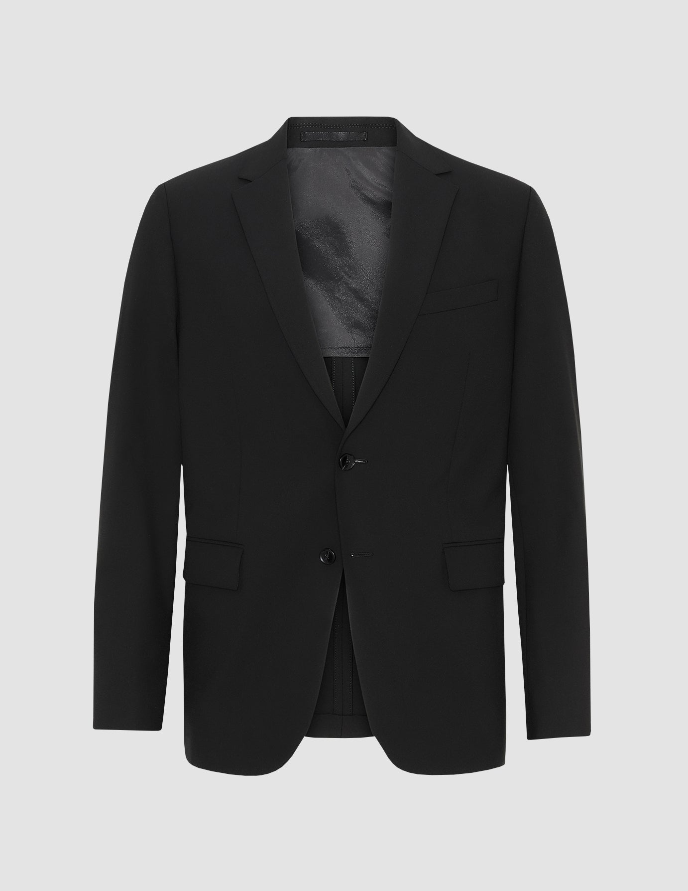 Premium Black Essential Suit for Men - Business, Formal & Wedding Attire - Slim Fit Professional Suit for Office, Interviews & Special Occasions