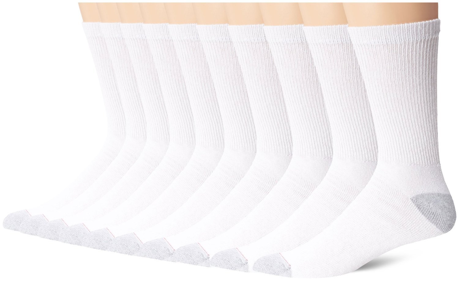 Hanes Men's 12 Pack White Crew Socks for Work & Casual Wear (Size 10-13) - Comfortable Cotton Athletic Socks for Everyday Use, Gym, Office & Sports