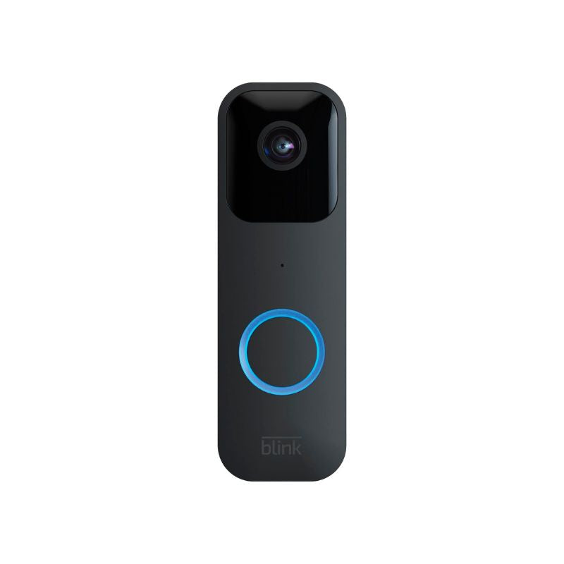 Blink Video Doorbell with Alexa Compatibility - Black | Wireless Smart Security Camera for Home Monitoring & Package Alerts