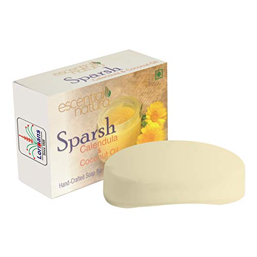 **Calendula & Coconut Oil Soap Bar - Natural Moisturizing Body Wash for Dry & Sensitive Skin | Gentle Face & Bath Cleanser with Pure Botanical Extracts (7.98 oz) - Perfect for Daily Skincare & Relaxing Bath Time**