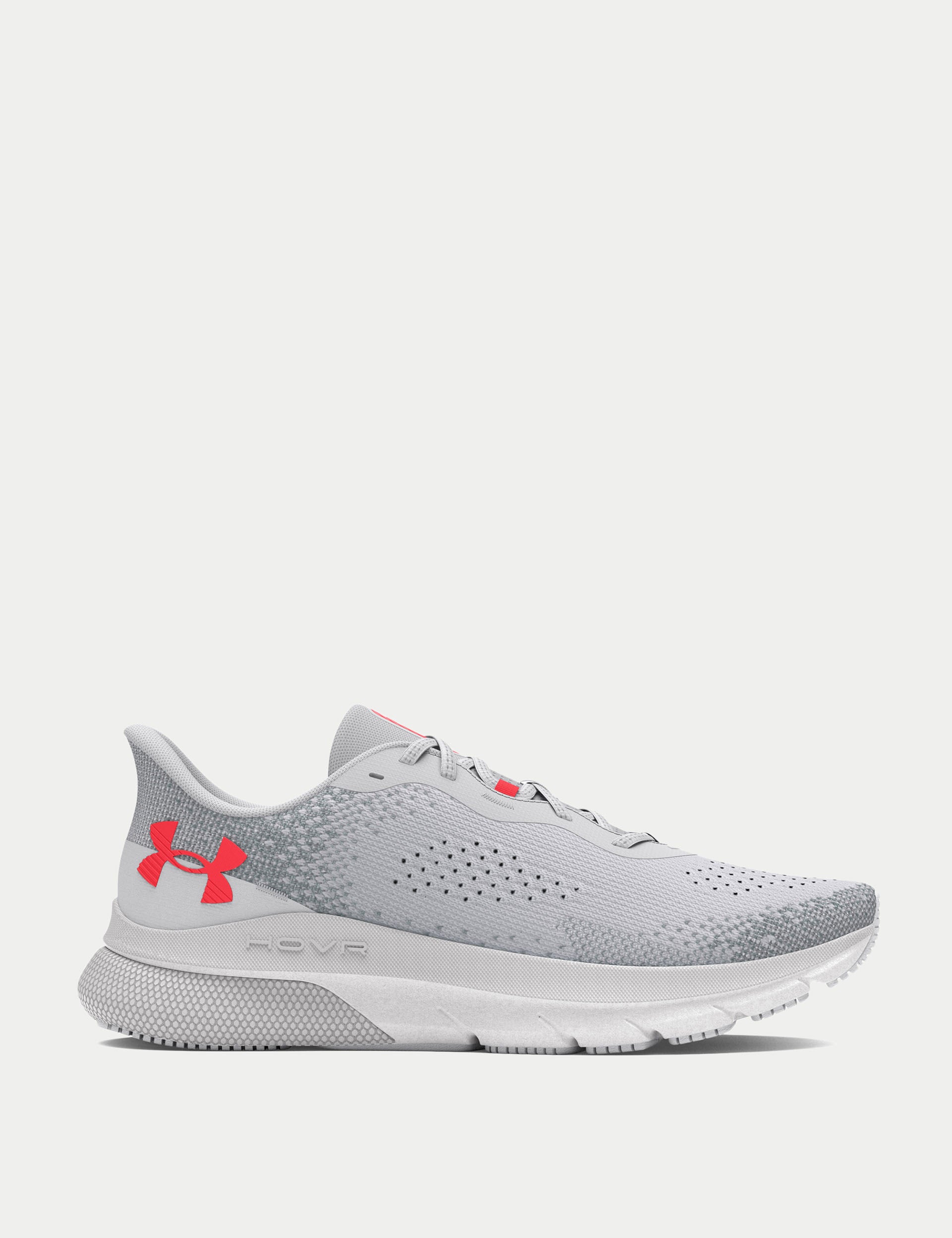 UA HOVR Turbulence 2 Running Shoes for Men - Lightweight Cushioned Training Sneakers in Halo Grey/Mod Grey | Perfect for Jogging, Gym Workouts & Daily Wear