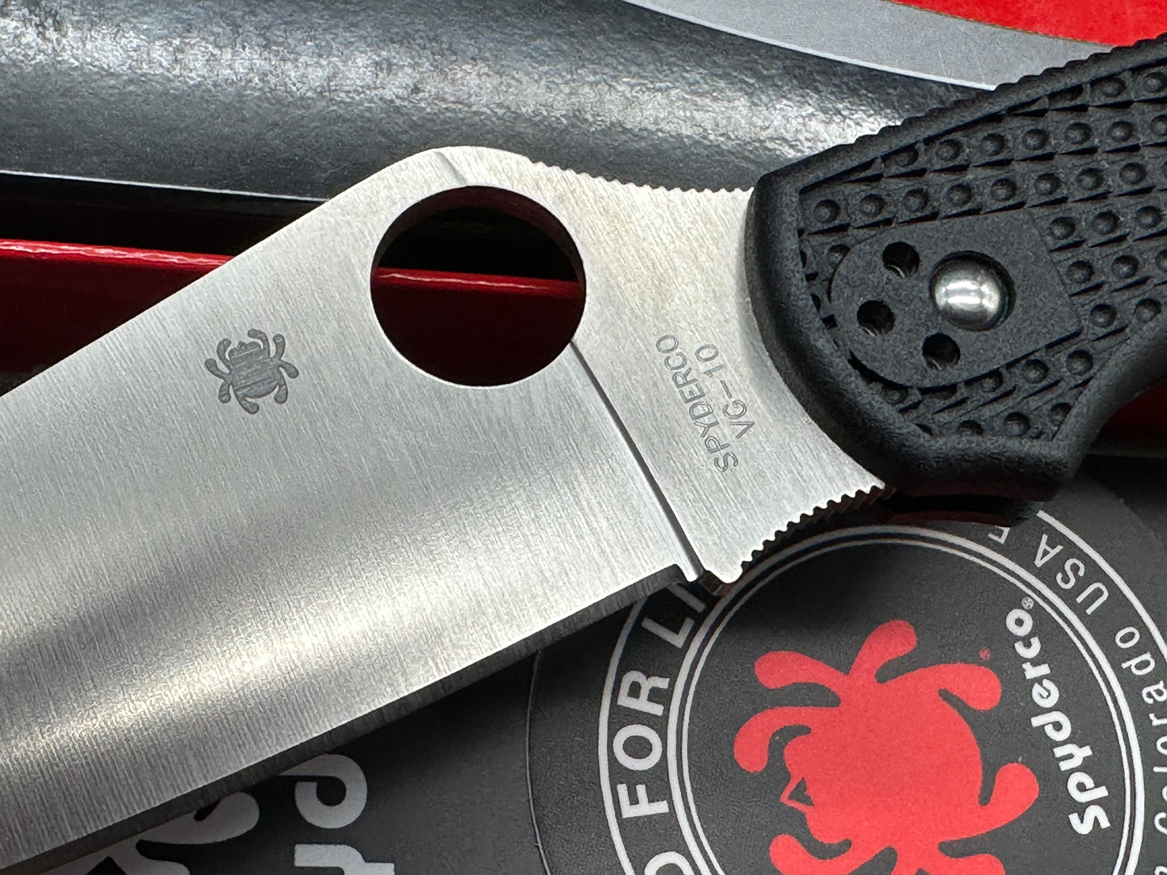 Spyderco Police 4 Lightweight Folding Knife - 4.38