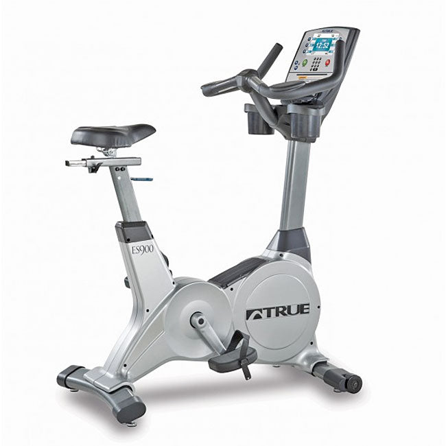 TRUE Fitness ES900 Upright Exercise Bike with EmergeLED Display - Home Gym Cardio Equipment for Weight Loss & Fitness Training