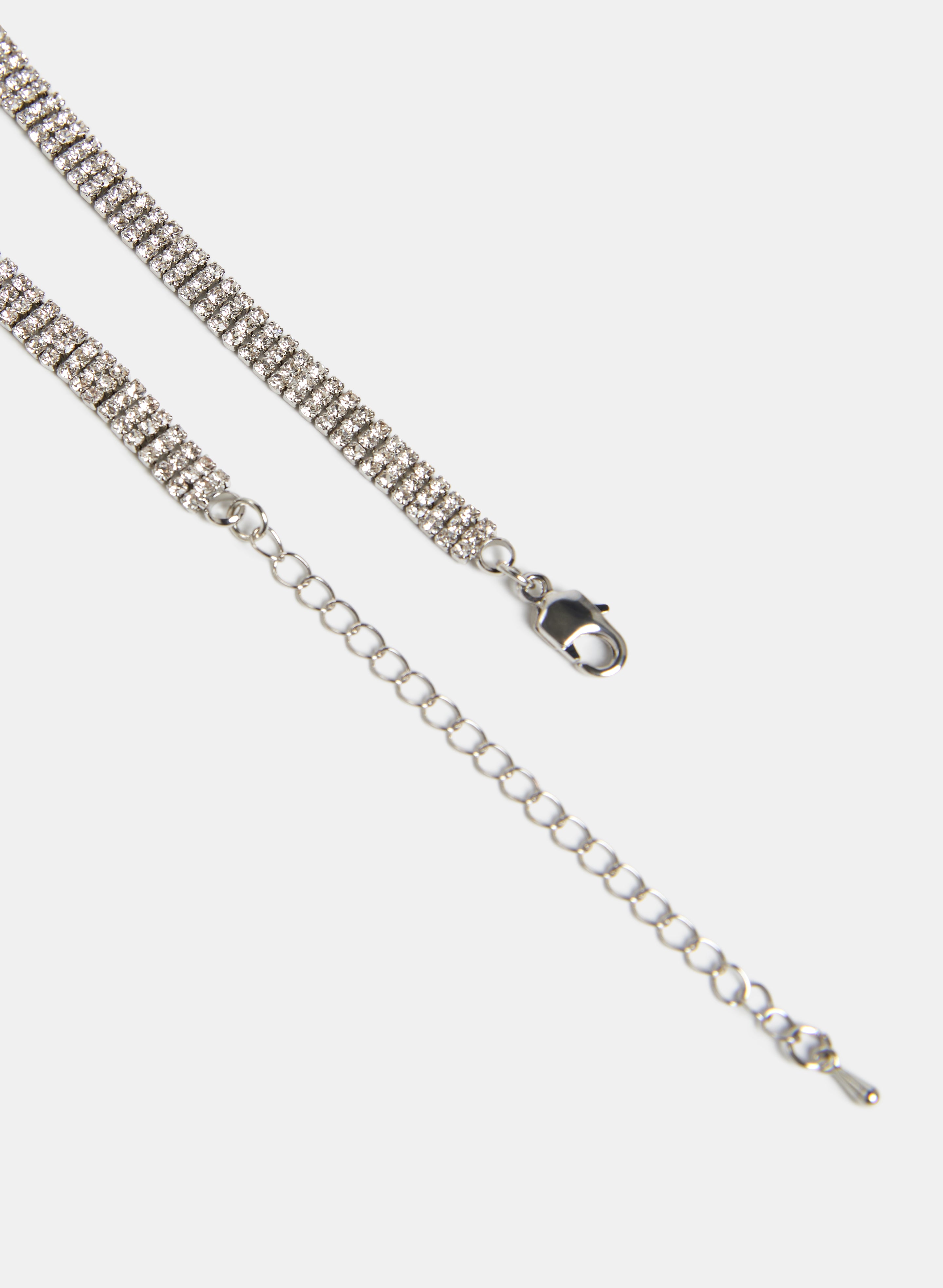 Elegant Crystal Chain Necklace for Women - Sparkling Fashion Jewelry Gift for Party, Wedding & Everyday Wear