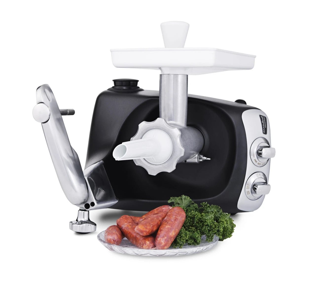 Ankarsrum Stand Mixer Food & Meat Grinder Attachment - Heavy Duty Kitchen Appliance for Grinding, Slicing & Shredding - Perfect for Homemade Sausages, Burgers & Food Prep