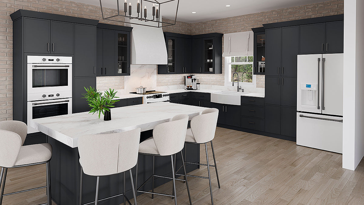 Broadway Black Cabinet Sample - Premium Kitchen & Bathroom Storage Solution for Modern Homes