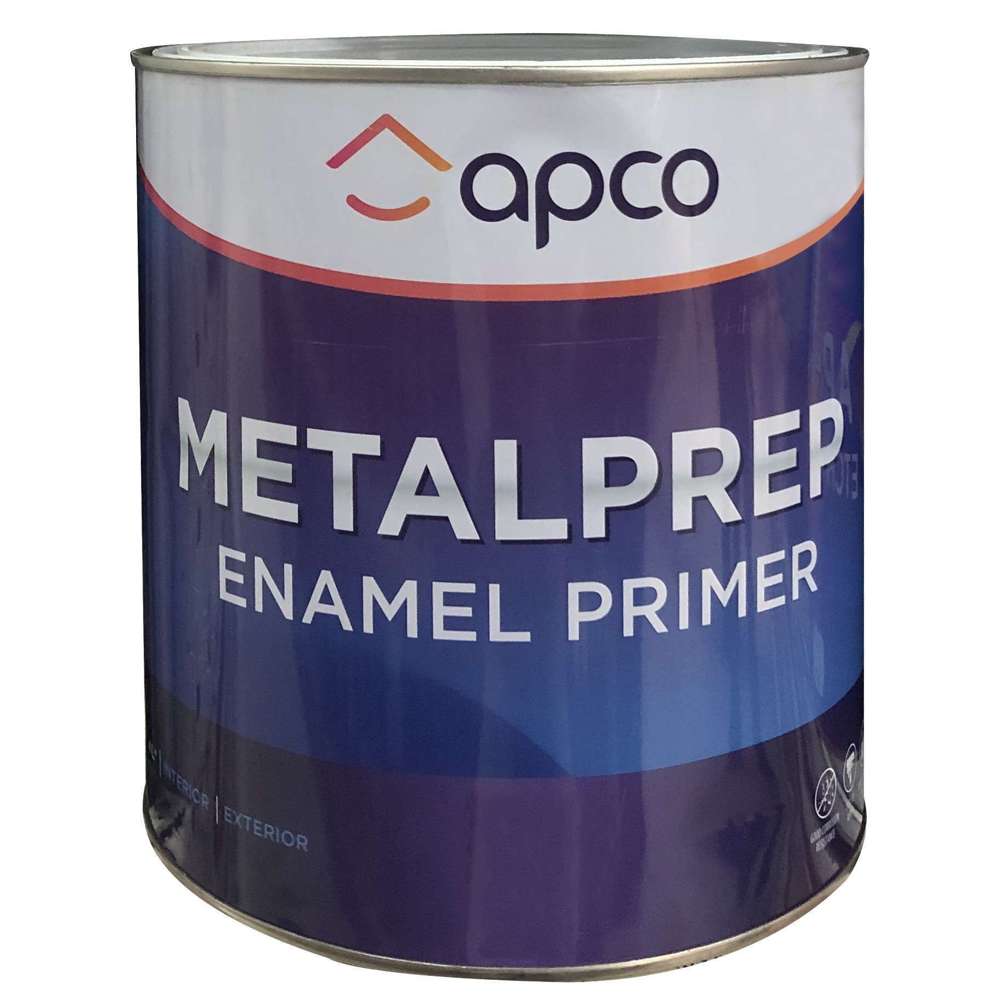 Apco MetalPrep Anti Rust Enamel Primer Red 4L - High Performance Rust Inhibitor for Metal Surfaces | Ideal for Automotive, Industrial & DIY Projects