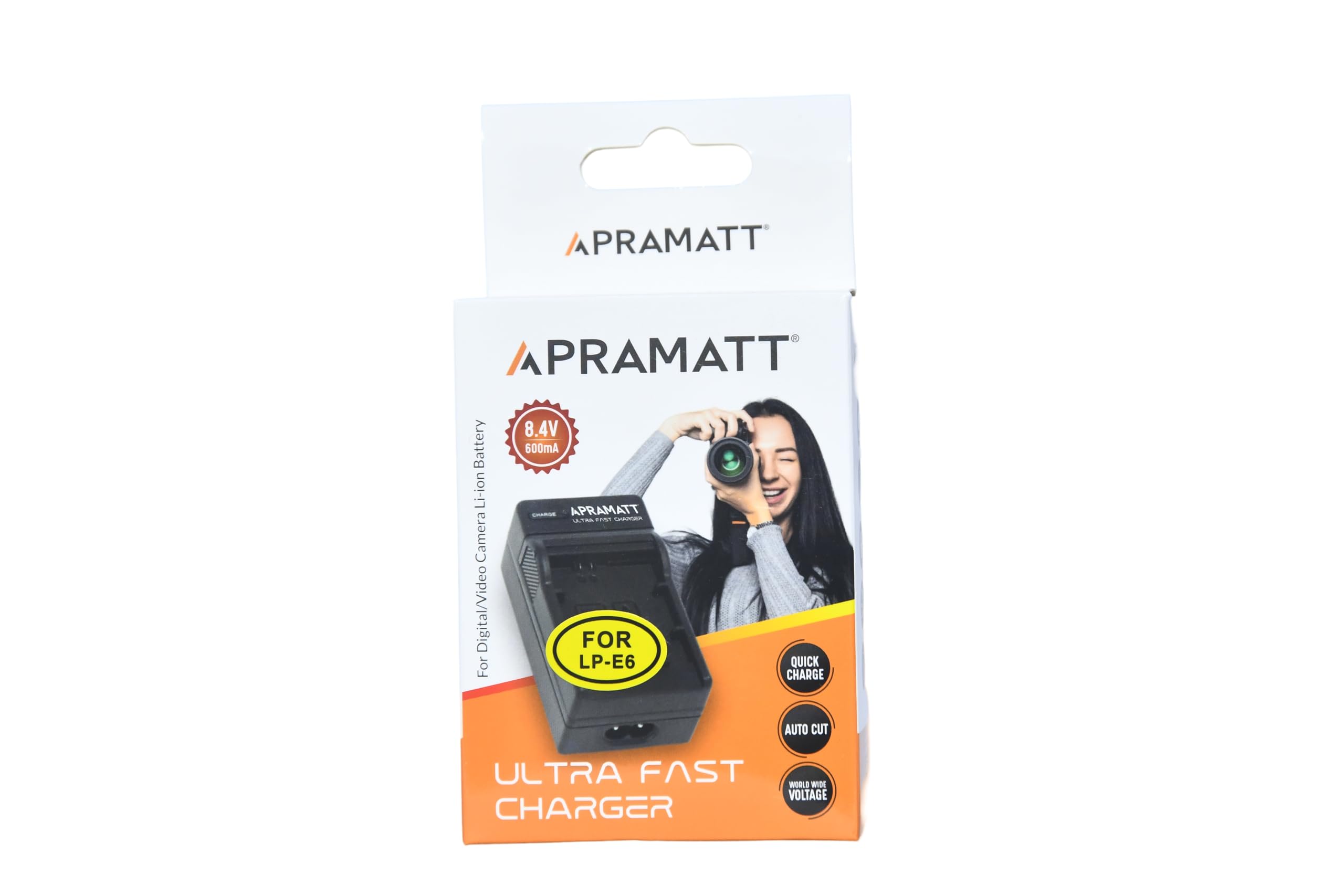 Canon LP-E6 Battery Charger - Compatible with Canon EOS 5D Mark II/III/IV, 5DS, 6D/6D Mark II, 7D/7D Mark II, 60D/70D/80D, XC10, R5/R6 II - Fast Charging & LED Indicator - Perfect for Travel, Wedding & Outdoor Photography