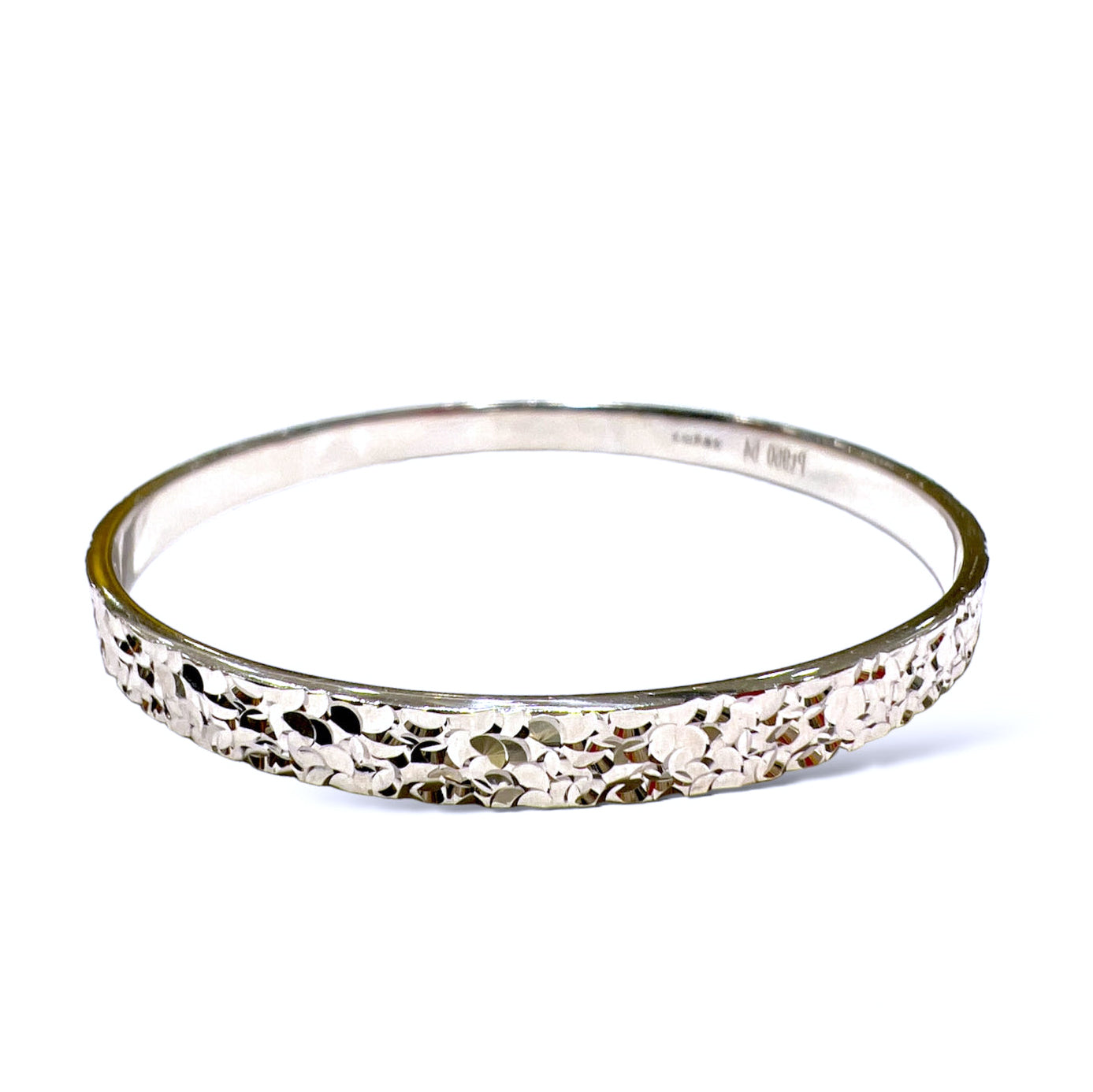Platinum Bangle Bracelet for Women - Elegant & Durable 925 Sterling Silver Jewelry Gift for Birthday, Anniversary & Special Occasions