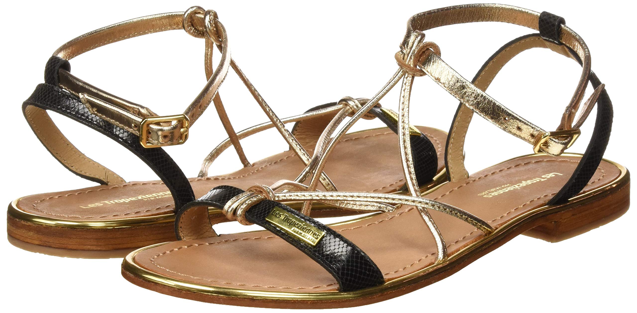 Women's Hirondel Ankle Strap Sandals - Comfortable Summer Dress Shoes for Women, Casual Walking & Beach Wedding (Black, Size 7)