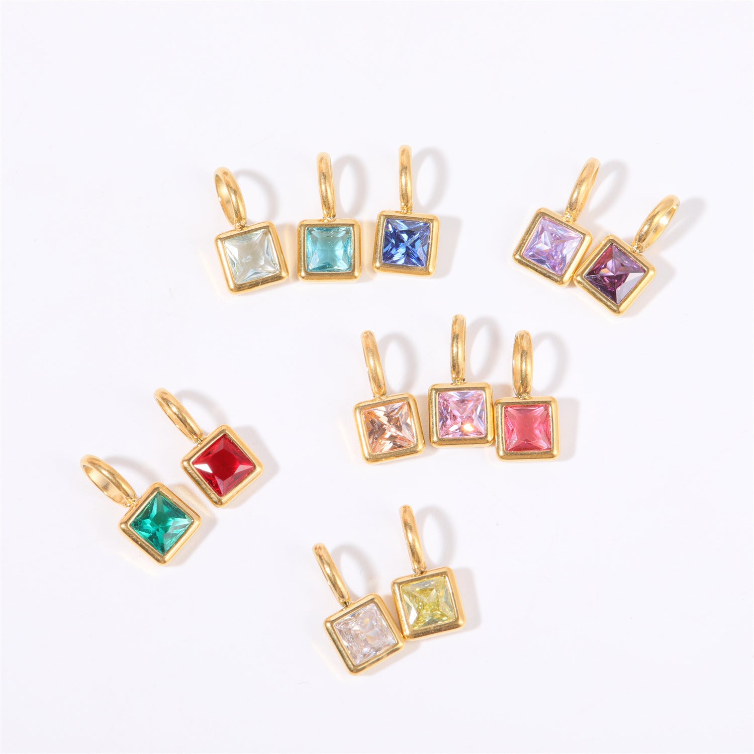 18K Gold Birthstone Charm & Pendant Necklace - Personalized Zodiac Jewelry Gift for Women | Perfect for Birthdays, Anniversaries & Special Occasions