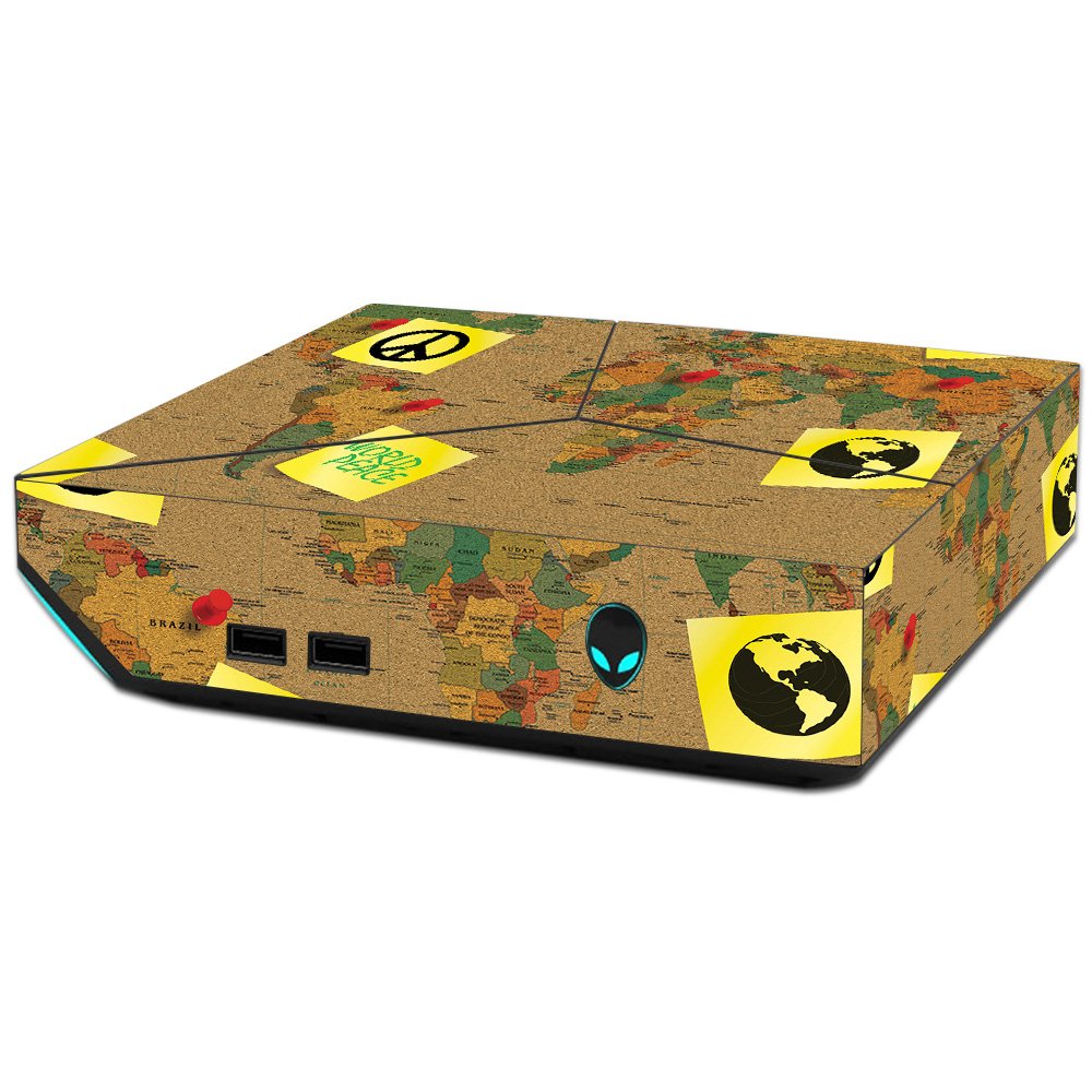 Alienware Steam Machine Vinyl Skin Wrap - World Peace Design | Protective & Durable Decal Cover | Easy to Apply & Remove | Made in USA | Perfect for Gaming Setup & Personalization