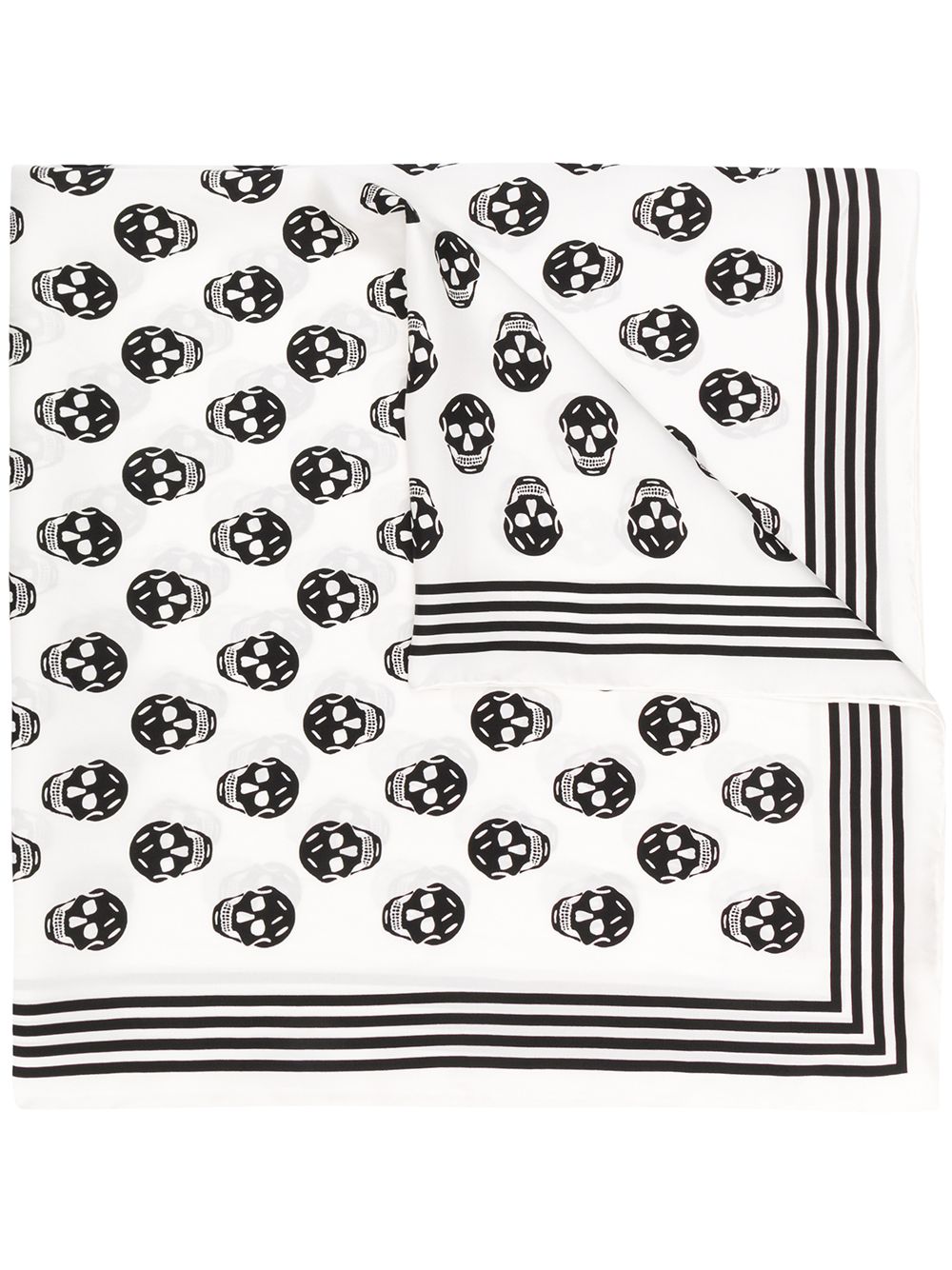Alexander McQueen White Scarves - Luxury Fashion Accessories for Women, Perfect for Gifts, Parties & Everyday Elegance