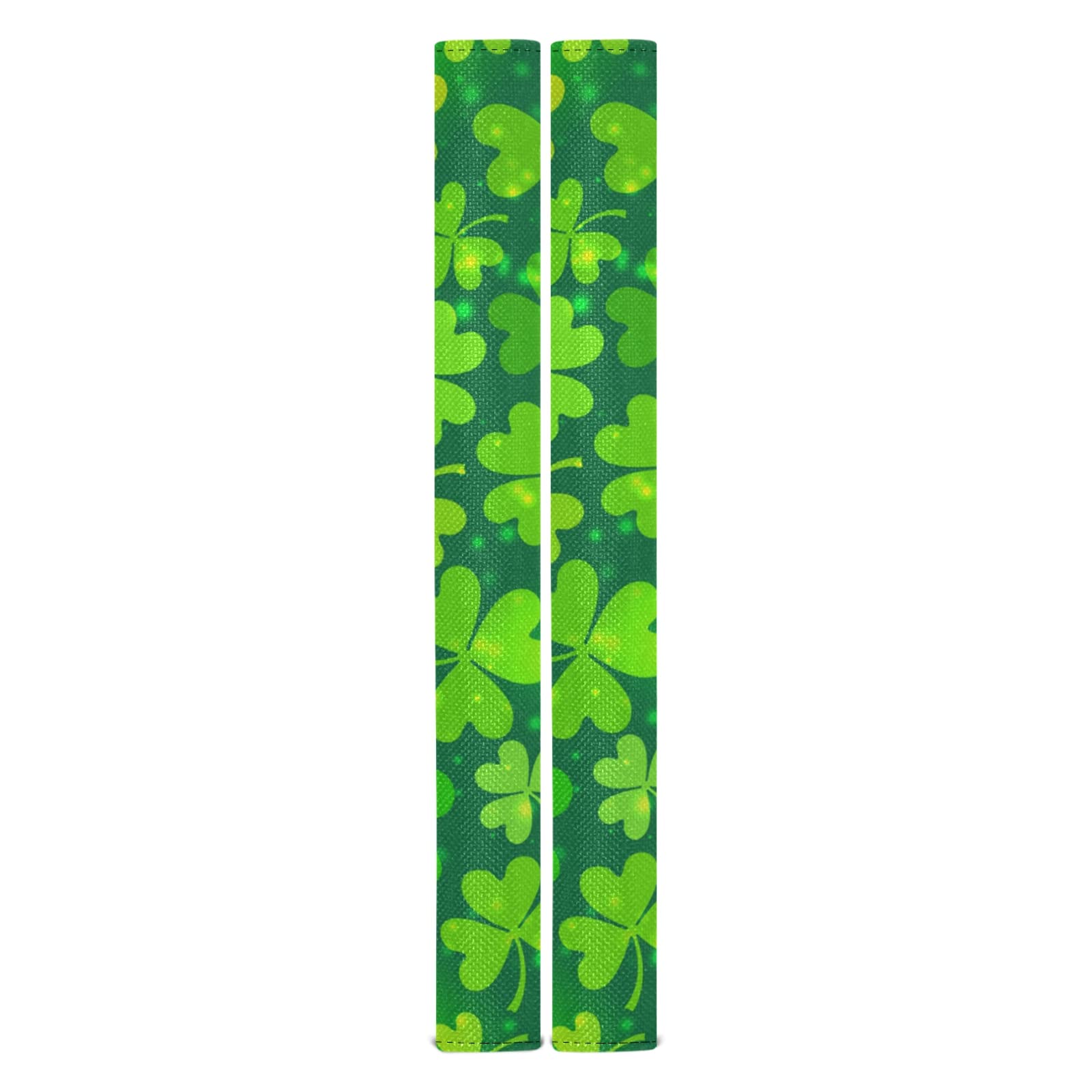 Boccsty St. Patrick's Day Refrigerator Handle Covers - 2 Pack Shamrock Leaf Kitchen Appliance Protectors for Fridge, Oven, Dishwasher & Microwave - Festive Home Decor & Handles Protection