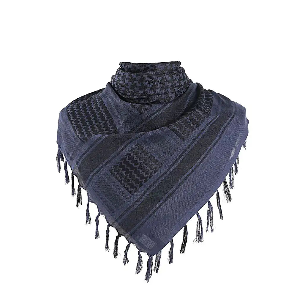 Urgarment Military Tactical Shemagh Desert Scarf for Men & Women - 100% Cotton Neck Wrap - Perfect for Outdoor Adventures, Hiking, and Cold Weather Protection