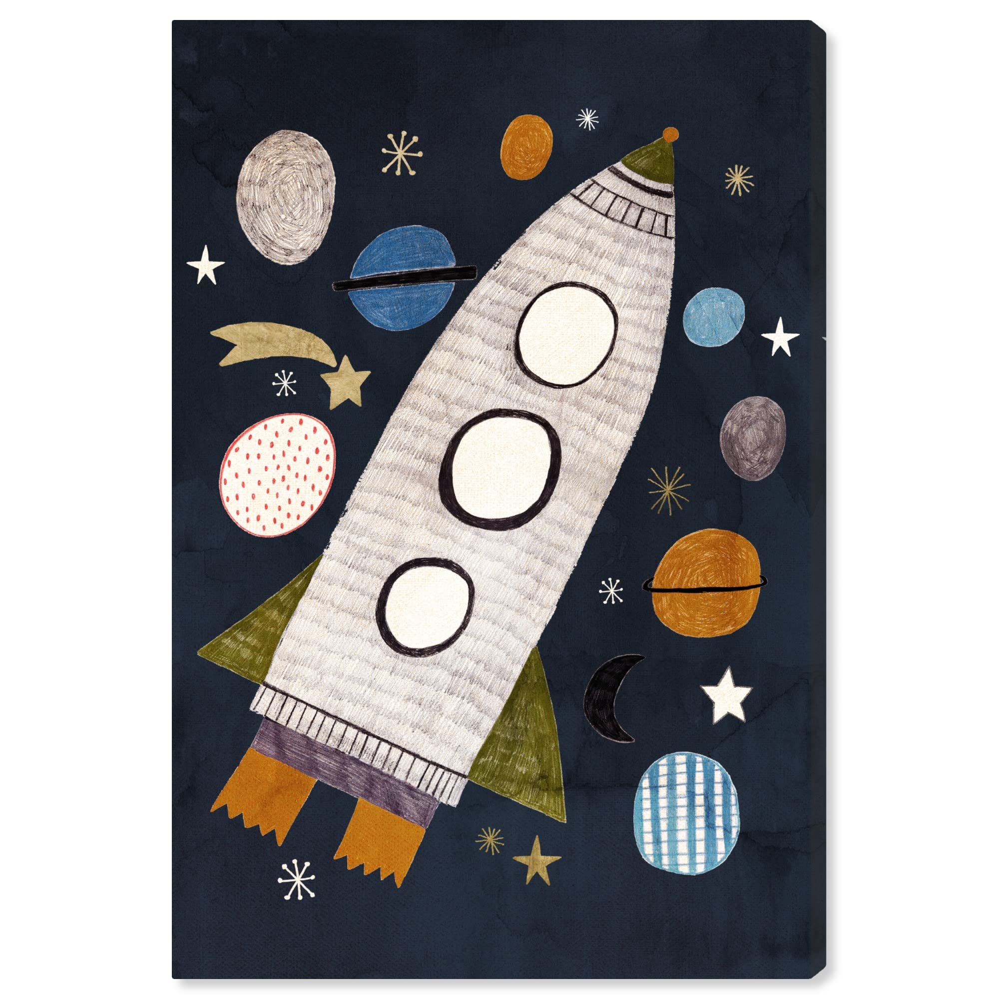 Into The Cosmos Astronomy & Space Wall Art Canvas Prints - Planets, Stars & Galaxy Decor for Living Room, Bedroom & Office