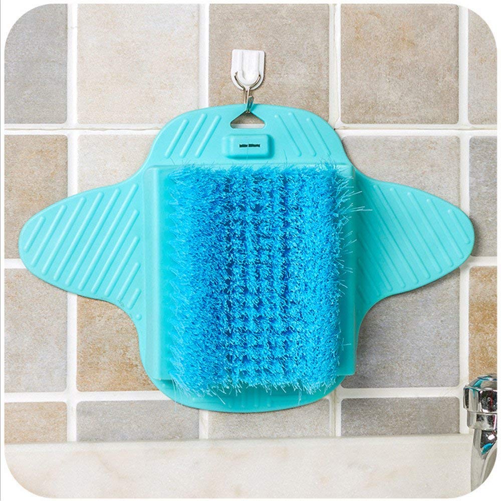 Cyrox Foot Scrubber & Massager - Deep Cleaning Exfoliating Brush for Soft Smooth Feet | Shower Slippers with Pumice Stone for Dead Skin Removal | Perfect for Pedicures, Callus Treatment & Spa Relaxation at Home (Multiple Colors)