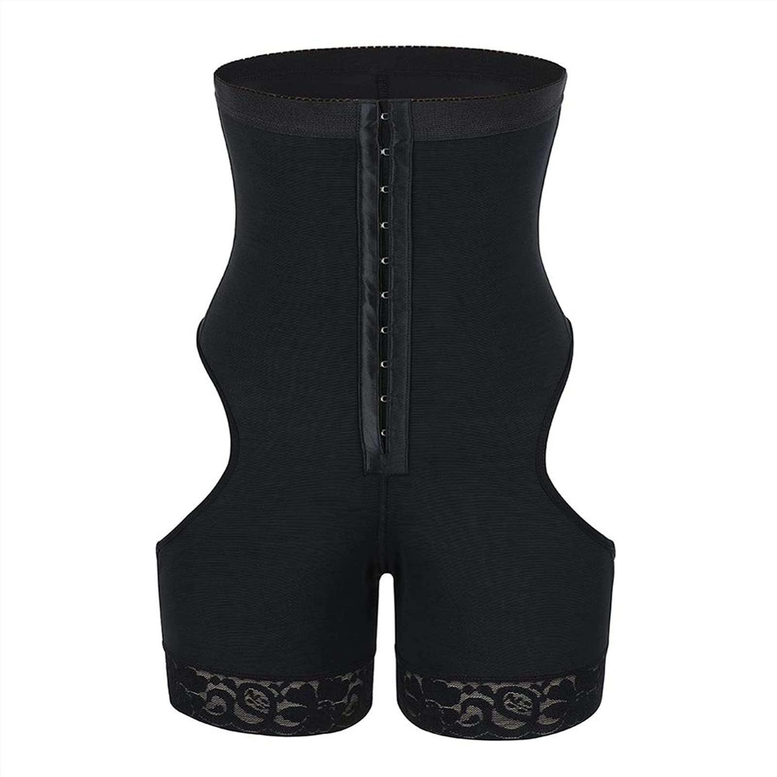 High Waist Butt Lifter Tummy Control Panties - Booty Lift Shapewear for Women, XL Black - Waist Trainer Corset for Workout & Everyday Wear