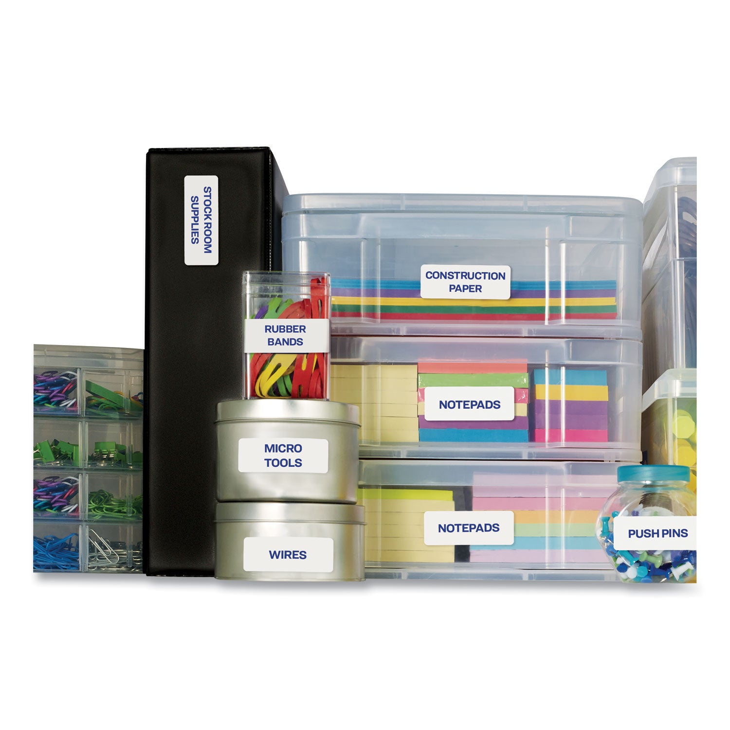 Avery Easy Peel White Address Labels with Sure Feed Technology for Laser Printers - 1.33