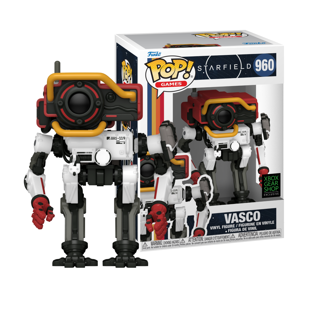 Starfield Vasco Funko POP! Vinyl Figure - Xbox Gear Shop Exclusive Collectible for Gamers & Sci-Fi Fans - Perfect for Display, Gifts & Gaming Room Decor
