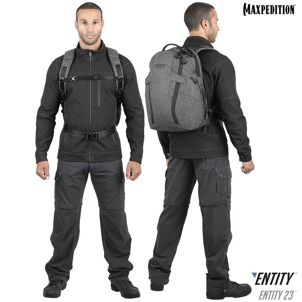 Entity 23™ CCW Concealed Carry Laptop Backpack 23L - Waterproof Anti-Theft Business Travel Backpack for Men & Women - Perfect for Office, College, Airplane & Everyday Commute