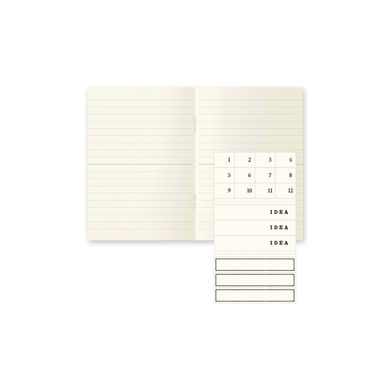 MD Notebook Light A7 - Slim & Portable A7 Notebook for Journaling, Sketching & Note Taking - Perfect for Travel, Office & School Use