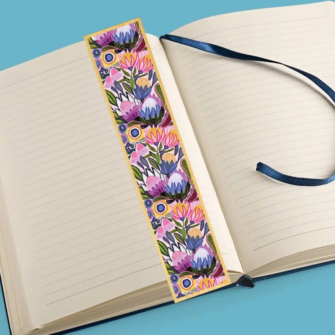 Protea Magnifica Australian Wooden Bookmark - Handcrafted Floral Bookmark for Readers & Book Lovers - Perfect Gift for Bookworms, Birthday, Christmas