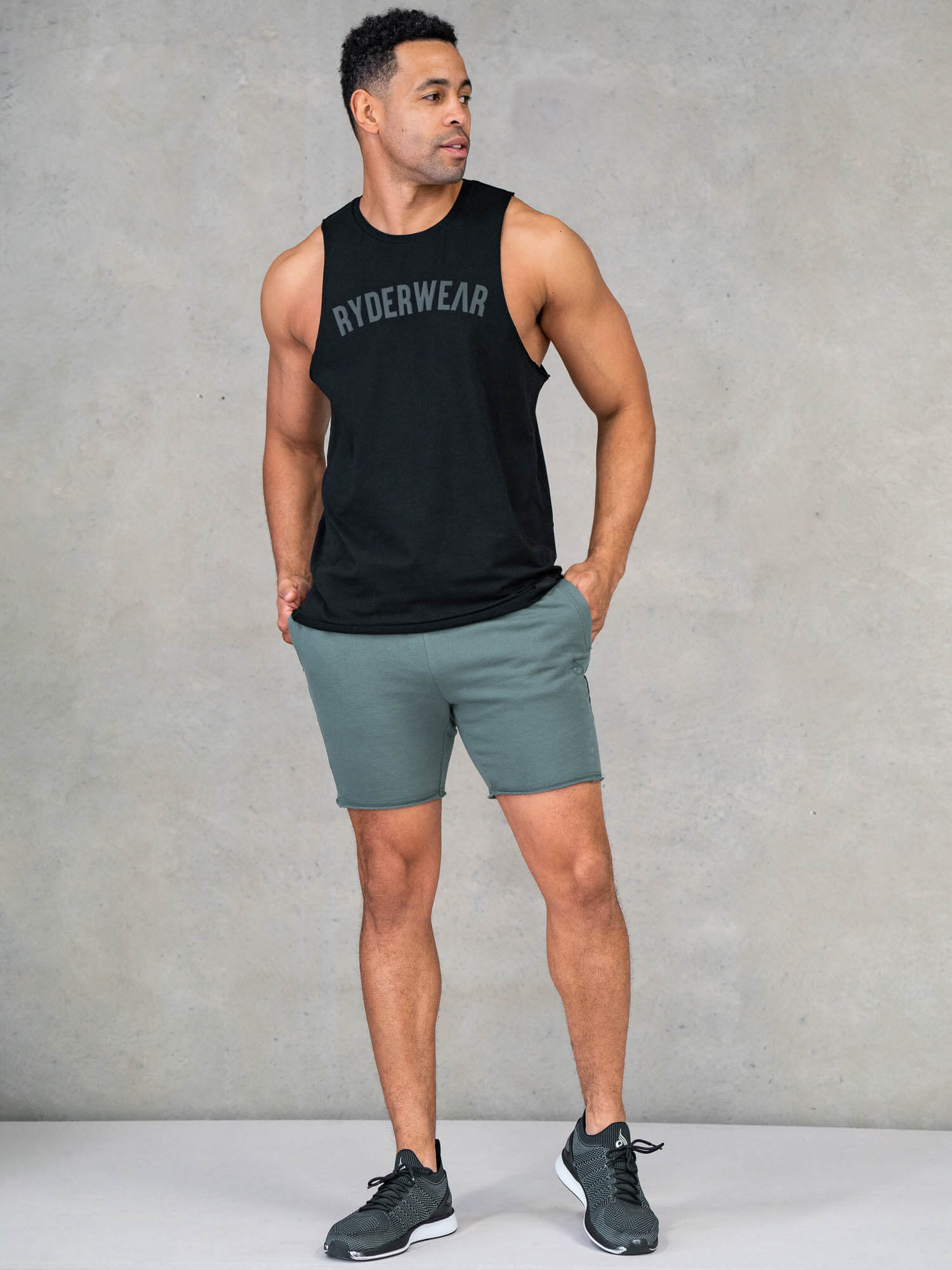 Force 6 Track Shorts for Men - Breathable Running Shorts with Liner, Fern Green - Perfect for Gym Workouts, Jogging & Outdoor Sports