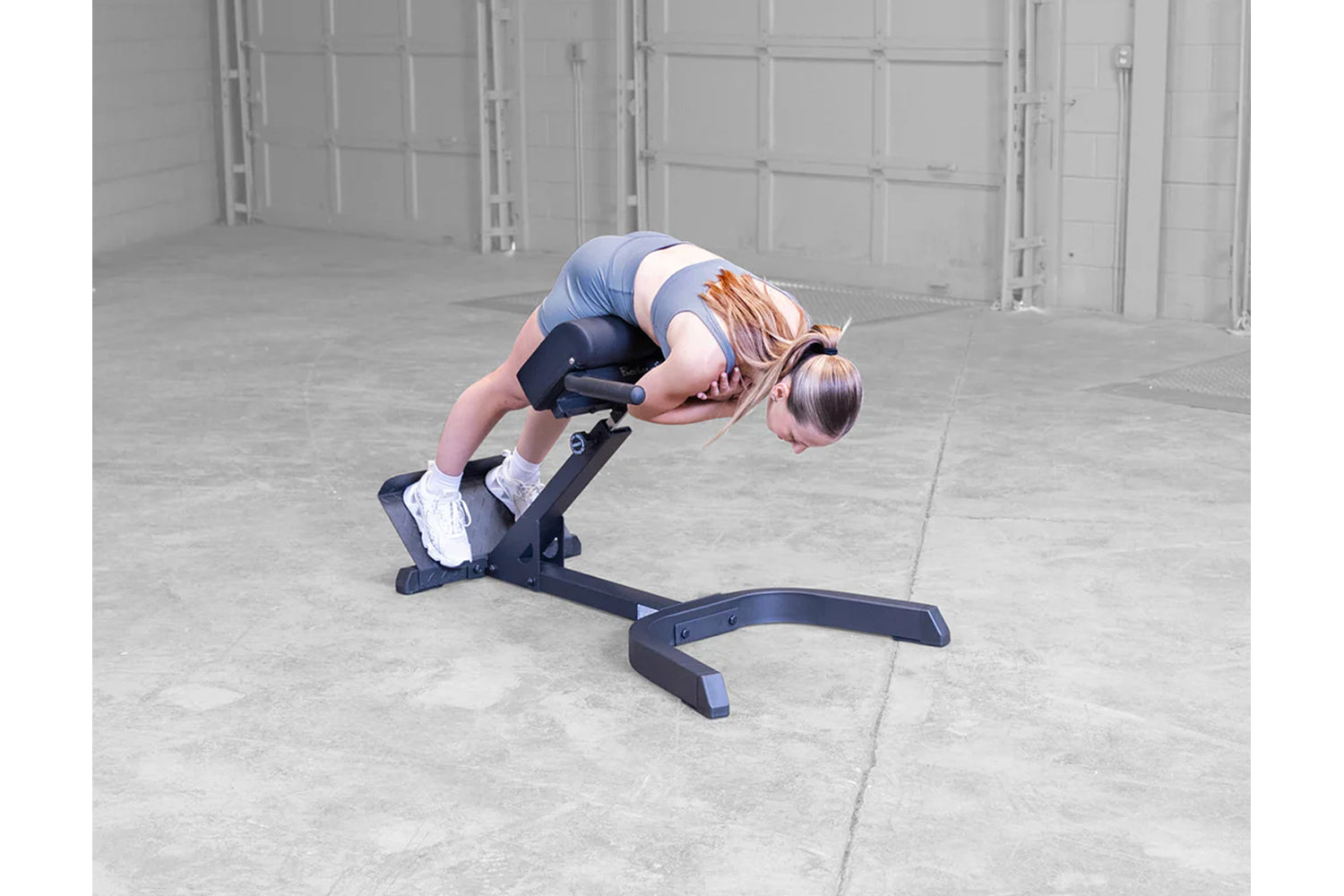 Body Solid 45 Degree Ab/Back Hyperextension Bench - Home Gym Equipment for Core Strength Training & Lower Back Workouts - Perfect for Home Fitness & Strength Training Routines
