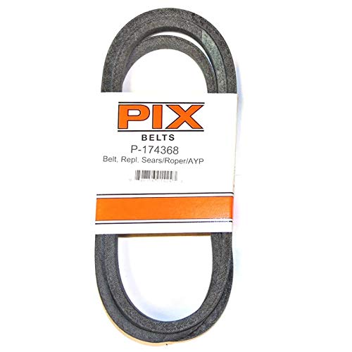 Pix Lawn Mower Belt for Sears Roper AYP 174368 - Durable Replacement for Yard Care