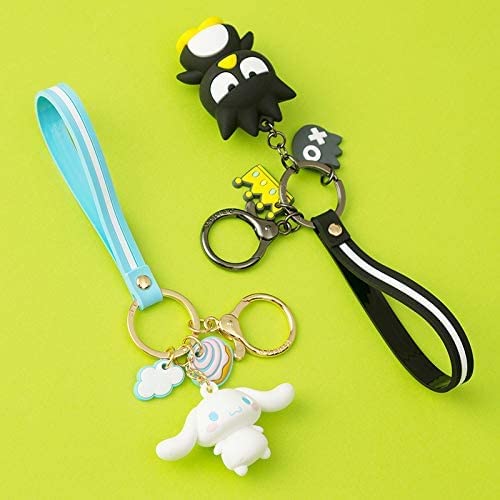 Mtoye Cute Kawaii Anime Keychain - Adorable Cartoon Character Keyring for Backpacks, Bags & Gifts - Perfect for Anime Fans & Cosplay Accessories