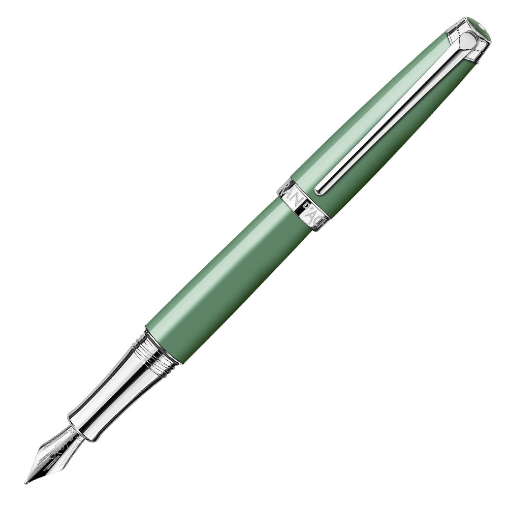 Caran d'Ache Special Edition Leman Fountain Pen - Premium Swiss Writing Instrument in Vert de Gris Color - Perfect for Business Signatures, Journaling & Luxury Gift Giving