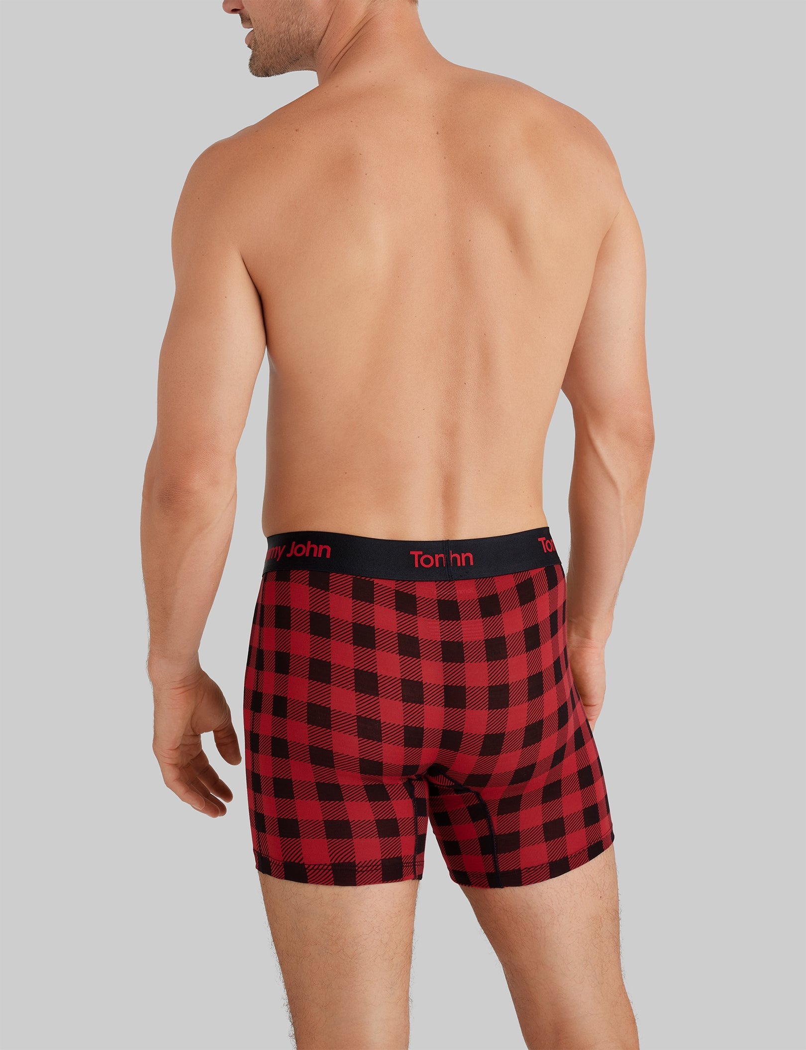 Second Skin Mid-Length Boxer Briefs - 6 Pack - Ultra Soft & Breathable Men's Underwear for All-Day Comfort - Perfect for Workout, Running & Daily Wear