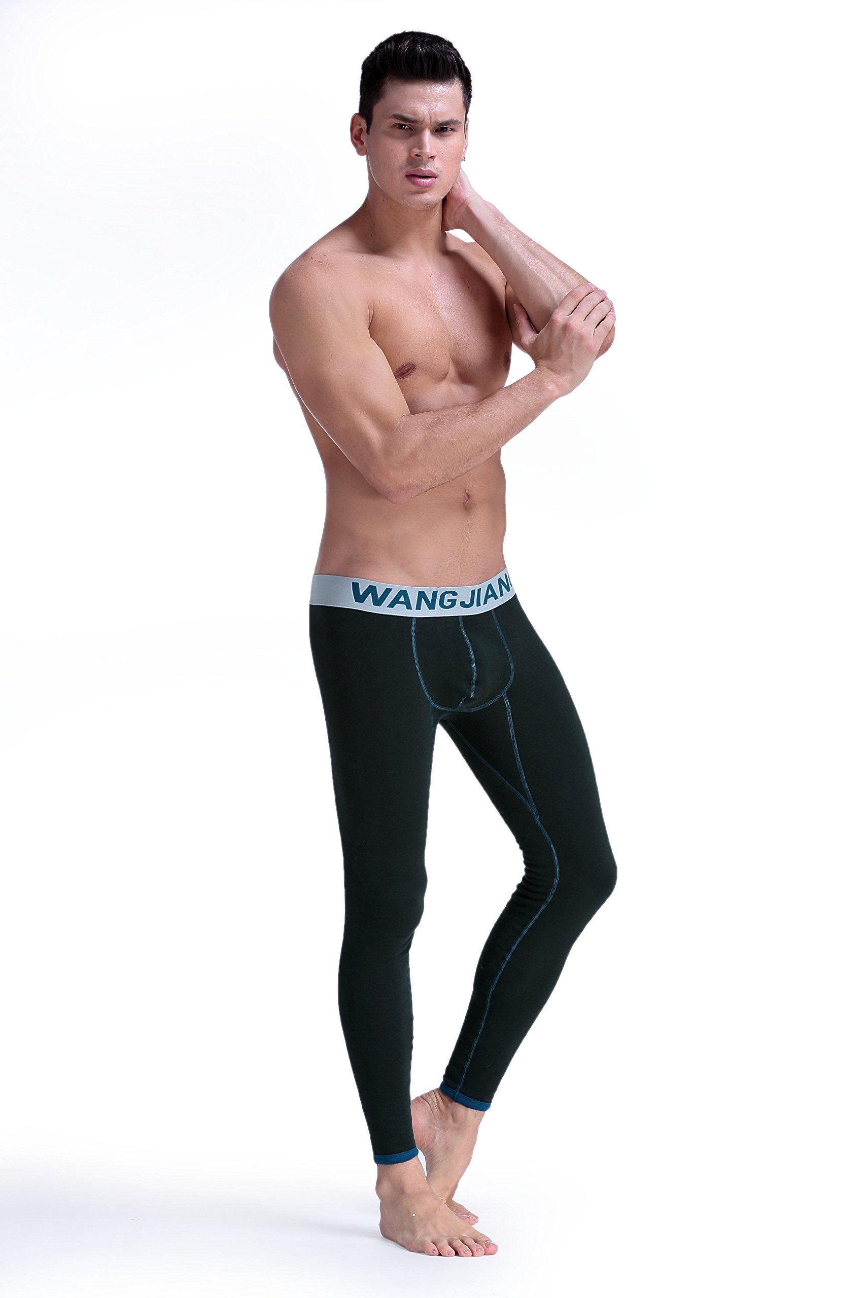 Azuki Men's Thermal Underwear Bottoms - Warm Base Layer Long Johns for Cold Weather - Perfect for Winter Sports, Hiking & Outdoor Activities
