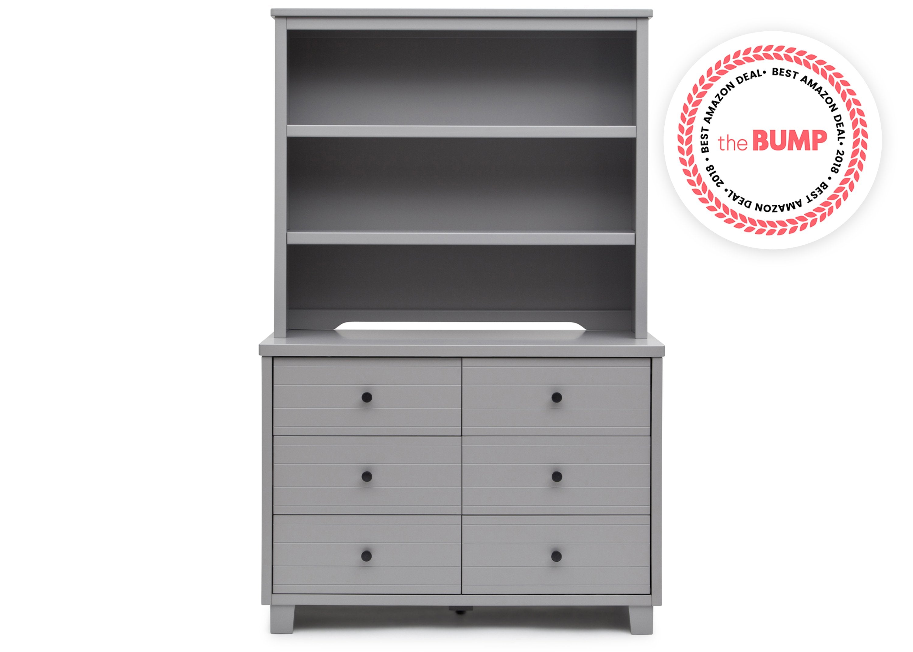 Rowen Double Dresser - 6-Drawer Solid Wood Chest for Bedroom Storage | Modern Dresser with Mirror for Home Organization | Perfect for Master Bedroom, Guest Room & Nursery
