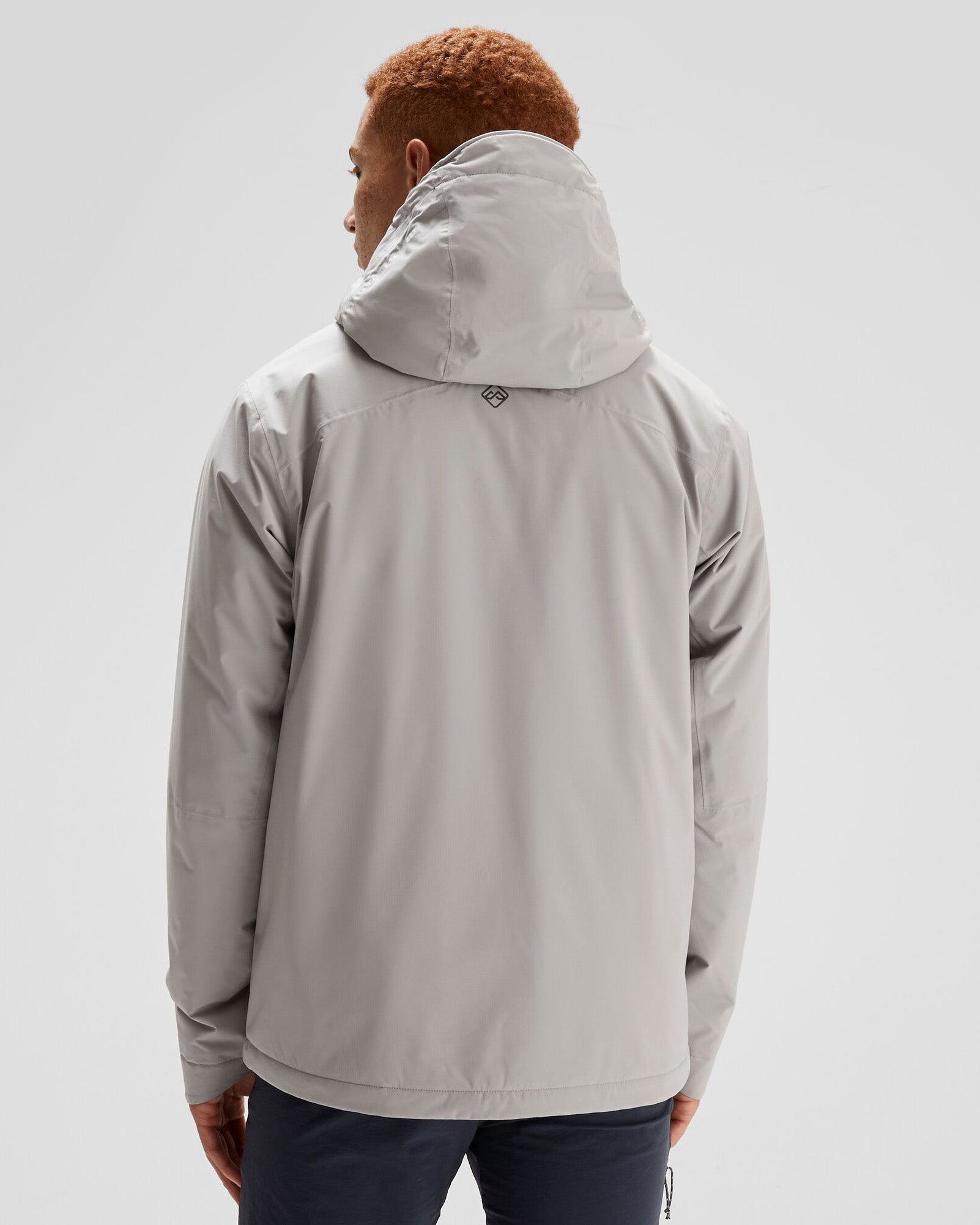 Men's Waterproof Insulated Rain Jacket - Trailhead 2L Windproof Winter Coat for Hiking & Outdoor Activities (Steel Grey)