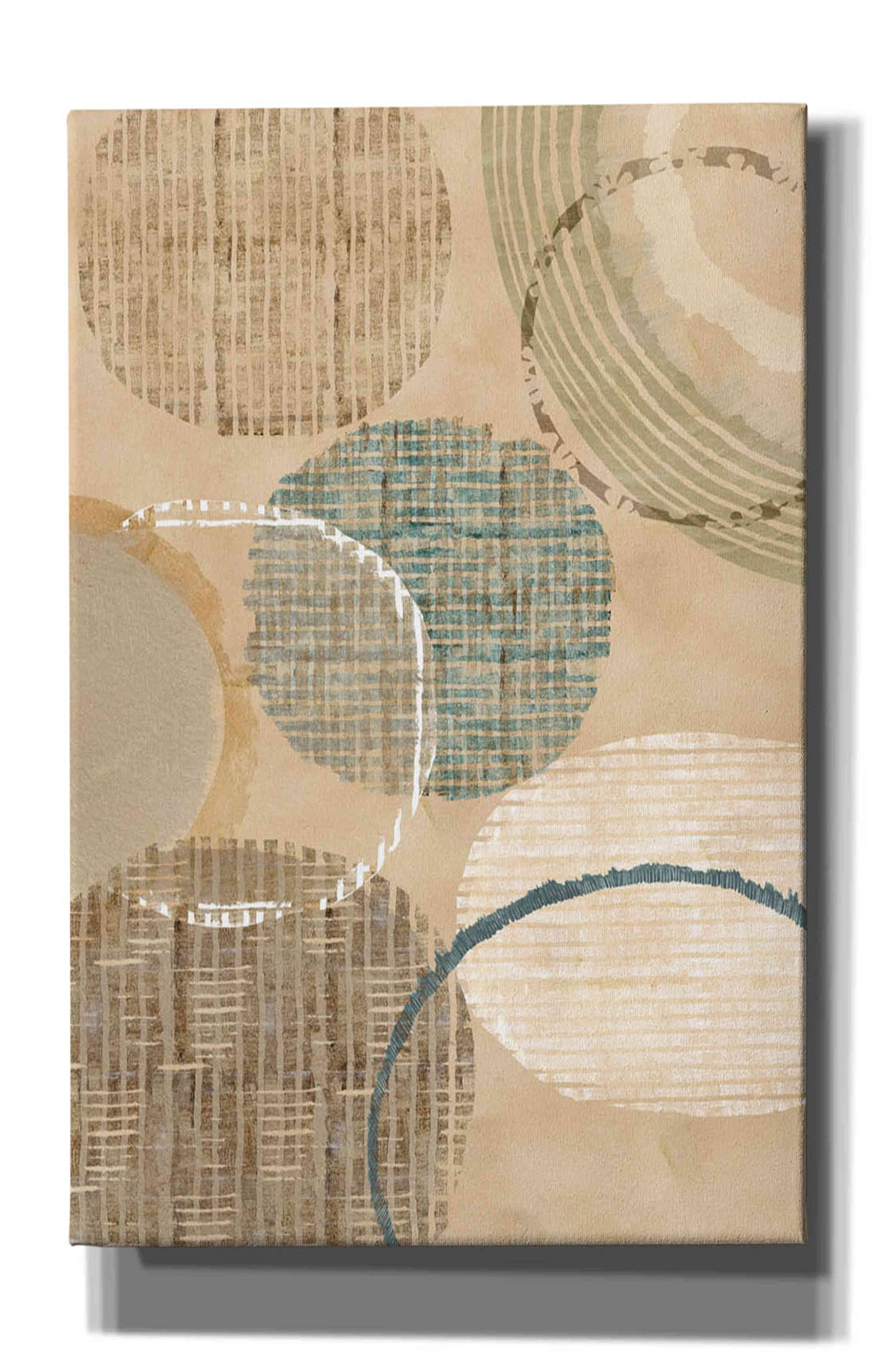 Flora Kouta Woven Baskets I Giclee Canvas Wall Art - 26x40 Inches Modern Home Decor for Living Room, Bedroom & Office