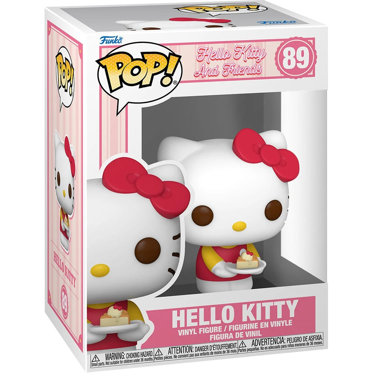 Hello Kitty with Dessert (2024) Pop! Vinyl Figure #89 - Funko Pop Collectible Toy for Anime Fans, Kawaii Decor & Gift Idea