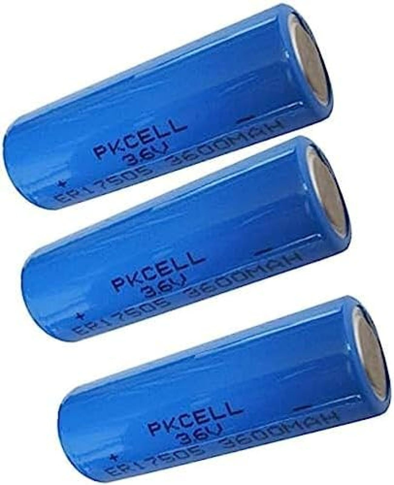 LS17500 ER17505 3.6V 3600mAh Lithium Thionyl Chloride Battery - Single Pack (1 Battery) & 3-Pack (3 Batteries) - Ideal for Medical Devices, Security Systems, and Industrial Equipment Backup Power