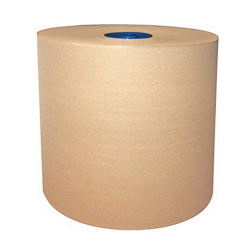 Cascades Tissue 1358 Tandem North River Moka Brown Roll Towel - 6 Rolls (775') - Eco-Friendly Commercial Paper Towels for Restaurants, Offices & Public Restrooms