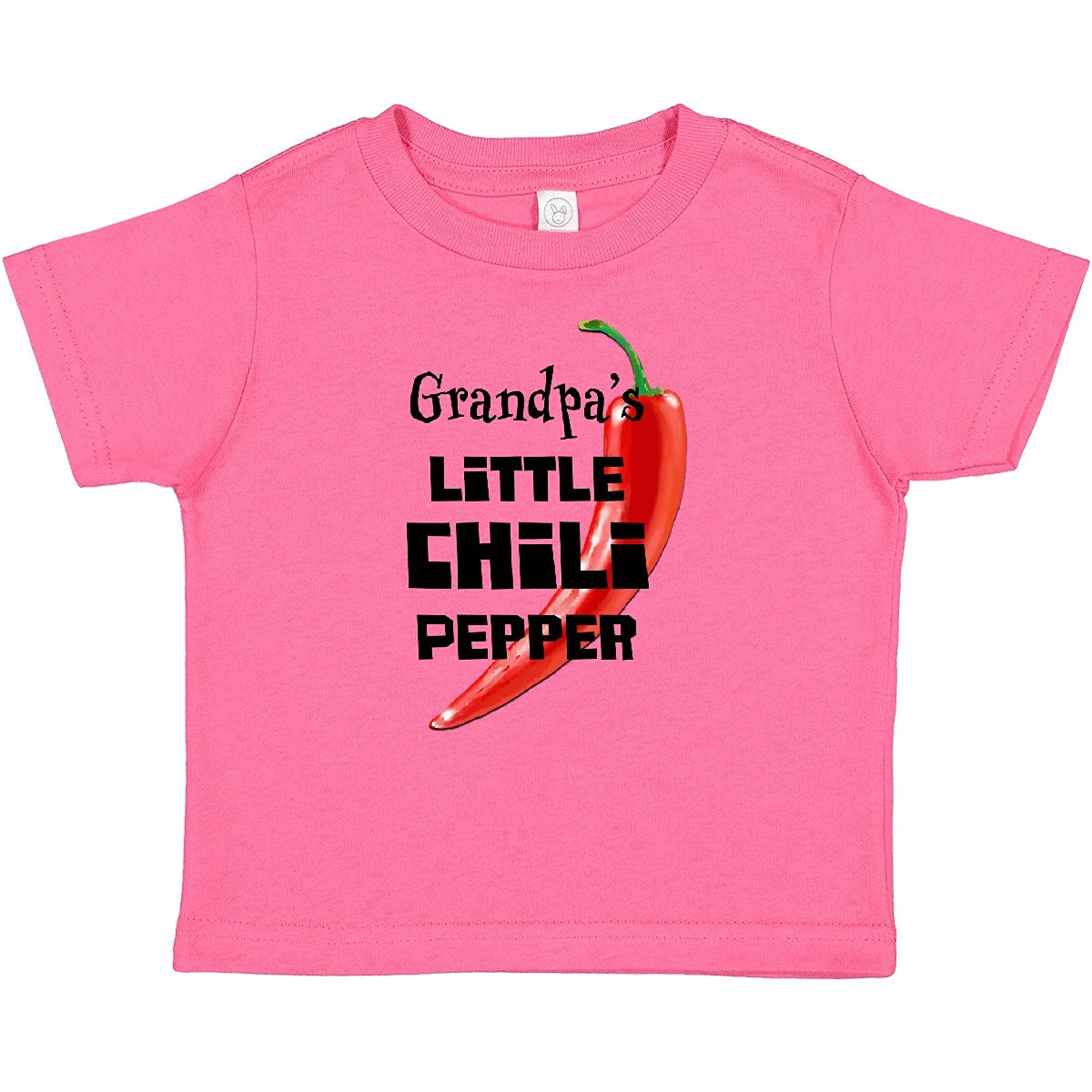 Inktastic Grandpa's Little Chili Pepper Baby T-Shirt - Cute Infant Bodysuit for Boys & Girls - Perfect for Family Photos, Holidays & Casual Outings