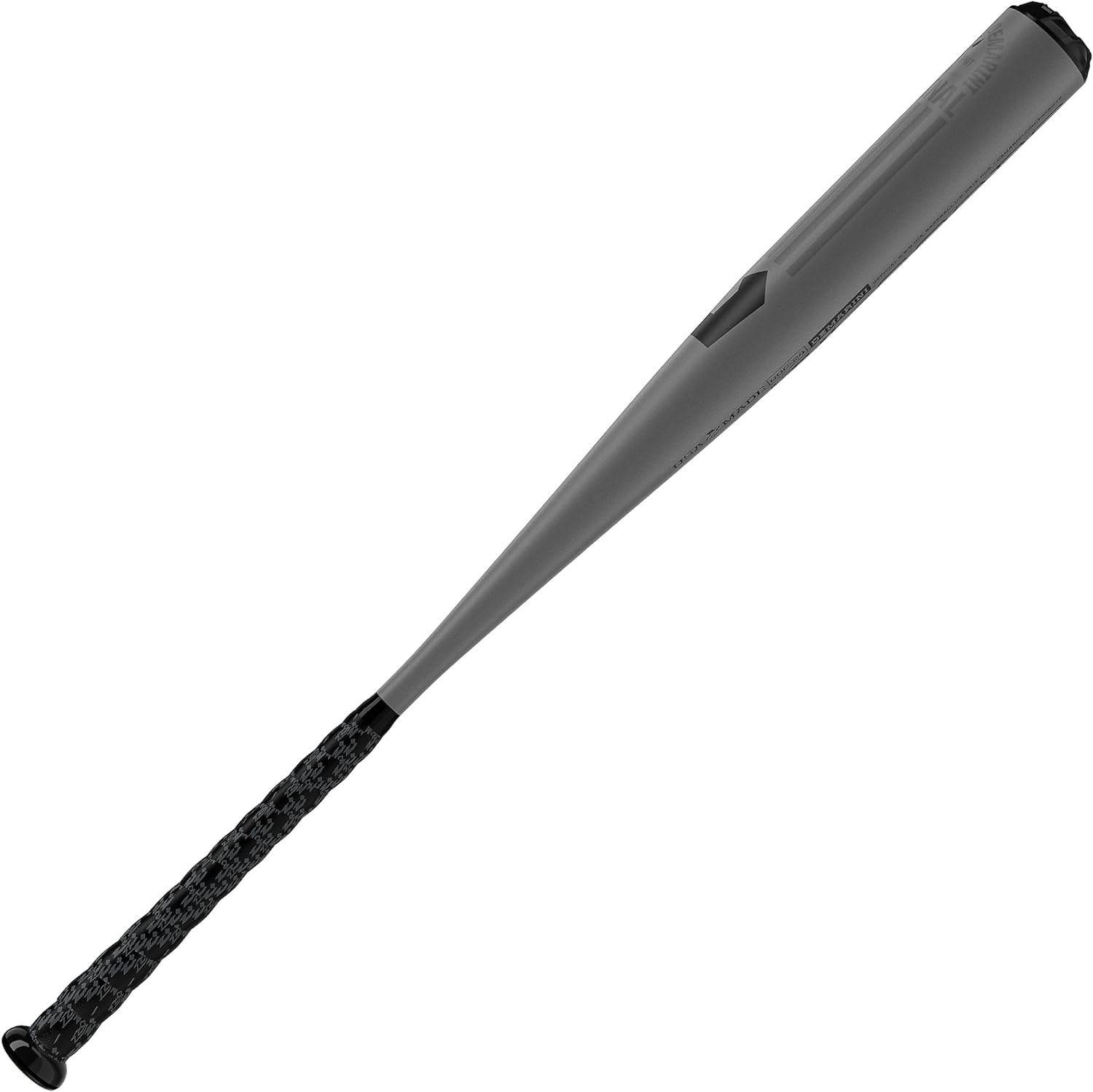 2024 DeMarini The Goods One Piece (3) BBCOR Baseball Bat - Gray/Black | High-Performance Baseball Equipment for Competitive Play & Training