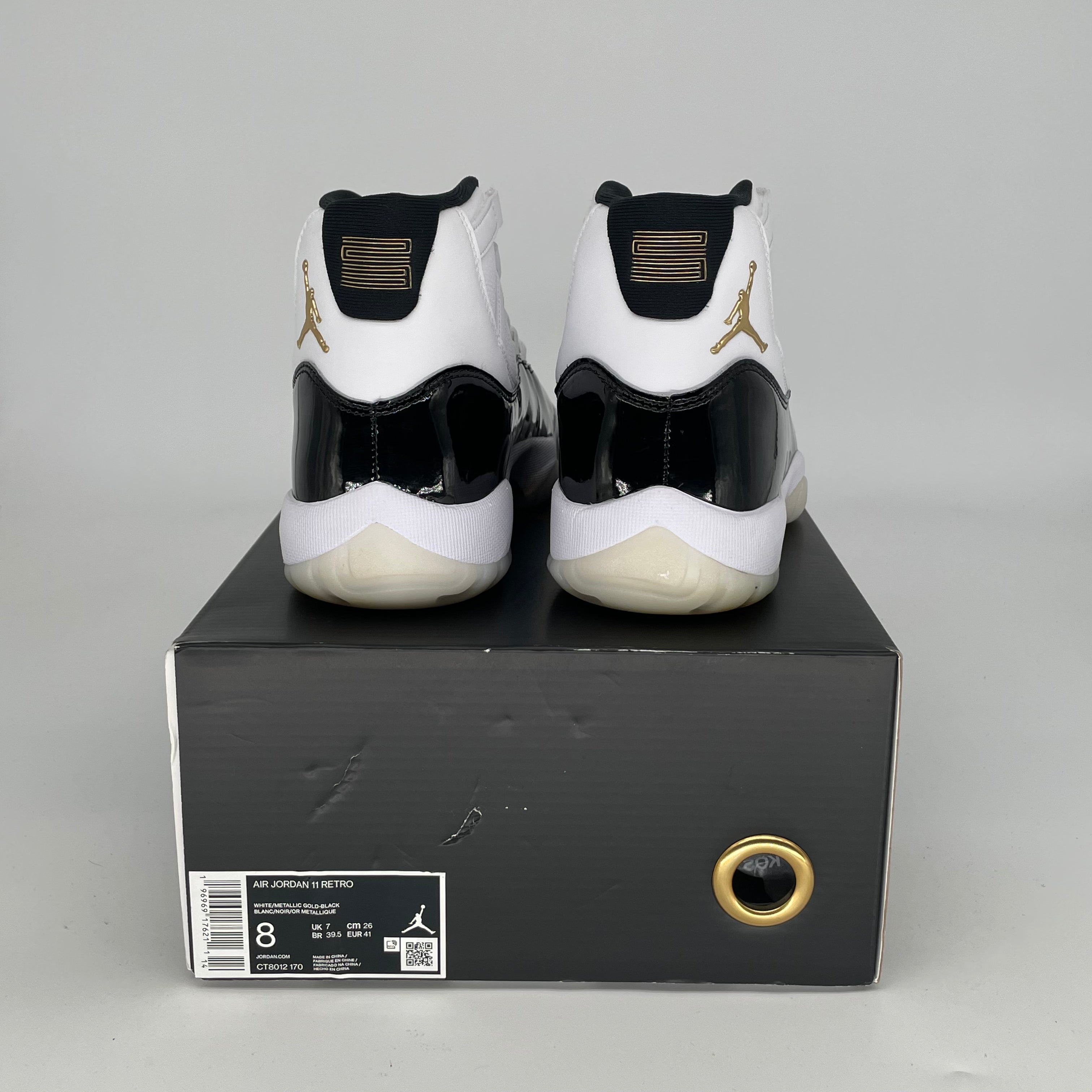 AIR JORDAN 11 DMP GRATITUDE Basketball Shoes - Men's Size 8/Women's Size 9.5 (CT8012-170) - Perfect for Court Play & Sneaker Collecting